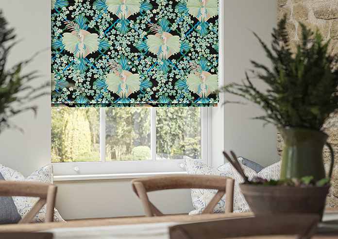 Faded Glamour, Absinthe Black - Twist&Fit Roman Blind - Image 5